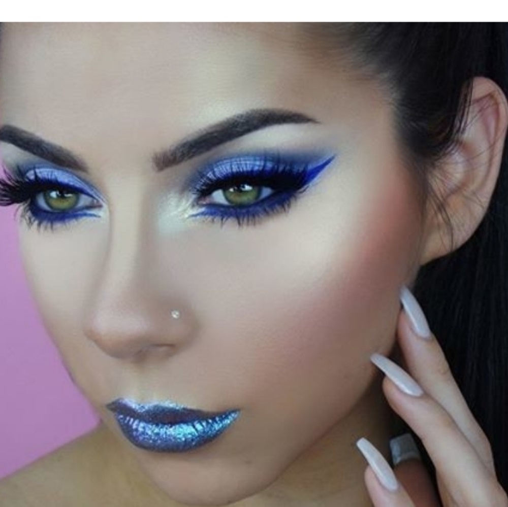 🦇🖤BLACK UNICORN Diamond Crusher Lip Top NWT - Picture 3 of 8